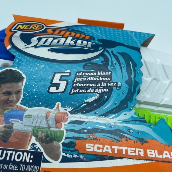 Nerf Super Soaker Toy Scatter Blast Water Fun - Picture 2 of 10